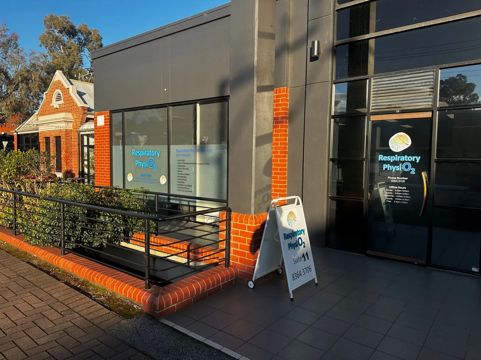 The front of Respiratory PhysiO2 at Suite 11, 539 Greenhill Road, Hazelwood Park